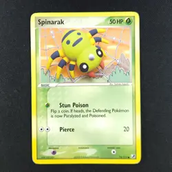 Spinarak 75/115 - Unseen Forces - Pokemon Card - Image 3