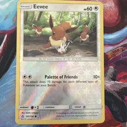 Pokemon Eevee 105 Reverse Holo Ultra Prism Card LP Condition See Pics - Image 1