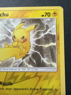 Pikachu Pokemon TCG Sun & Moon Reverse Holo - Cosmic Eclipse 66/236 NM 2019 - Image 2
