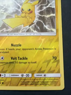 Pikachu Pokemon TCG Sun & Moon Reverse Holo - Cosmic Eclipse 66/236 NM 2019 - Image 5