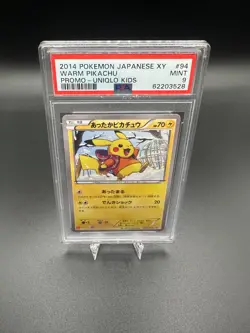 2014 Pokemon Japanese XY Promo Warm Pikachu #94 PSA 9 - Image 1