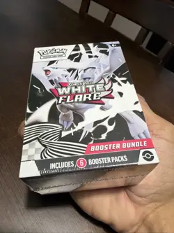 Pokemon TCG Scarlet & Violet White Flare 6 Booster Packs Box Factory Sealed New - Image 5