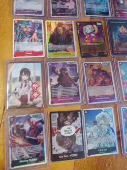 One Piece CCG cards lot of 33 Nami Mansherry Nefeltari Vivi Lot Estate Unknown - Image 2