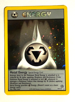 2000 Pokemon Neo Genesis Metal Energy 19/111 Holo Rare WOTC Vintage - Image 1