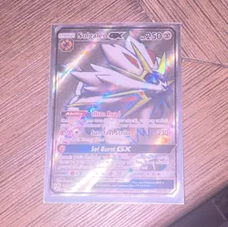 Pokemon Company Solgaleo GX 143/149 SM Base Set Full Art Holo UR 250HP EN - Image 1