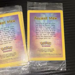 Sealed Ancient Mew Holofoil Promo Card Pokemon the Movie 2000 - Image 1