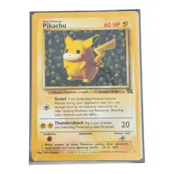 POKEMON TCG Pikachu 1 Black Star Promo - LP - Image 1