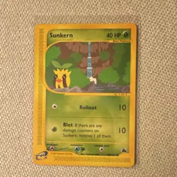 Pokemon Sunkern Skyridge Regular Common Basic 106/144 40 HP Pokemon TCG - Image 1