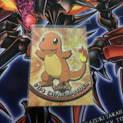 Pokemon TCG - TOPPS CHROME #04 CHARMANDER - Rare Holo NM - Image 1