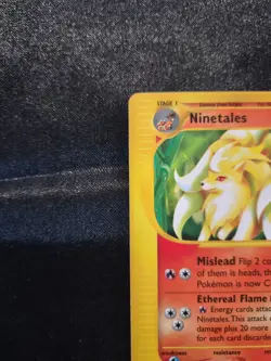 Pokemon Ninetales 057/165 Expedition Base Set Regular - Image 2