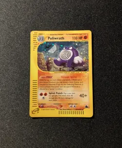 Pokemon SKYRIDGE - #H24/H32 Poliwrath - Holo - ENG - Lightly Played - Image 3