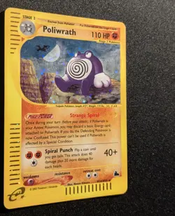 Pokemon SKYRIDGE - #H24/H32 Poliwrath - Holo - ENG - Lightly Played - Image 5
