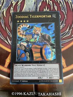 1x MP17-EN207 ZOODIAC TIGERMORTAR Ultra Rare 1st Edition YuGiOh Card - Image 1