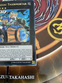 1x MP17-EN207 ZOODIAC TIGERMORTAR Ultra Rare 1st Edition YuGiOh Card - Image 3
