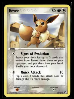 Pokemon TCG Sandstorm #63/100 Eevee - Image 1