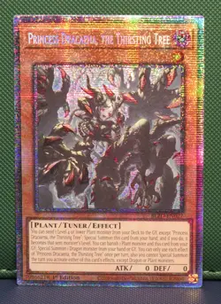 Yugioh Princess Dracaena, the Thirsting Tree BLZD-EN027 Starlight Rare 1st Ed NM - Image 1