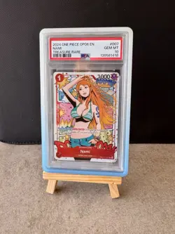 2024 One Piece OP06 EN #007 Nami Treasure Rare PSA 10 GEM MINT - Image 1