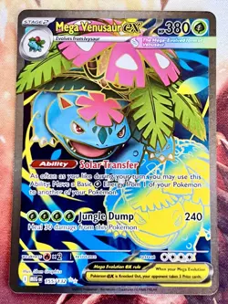 Mega Venusaur EX 155/132 Mega Evolution ENGLISH Pokemon Card NM IN-HAND 🌺 - Image 1