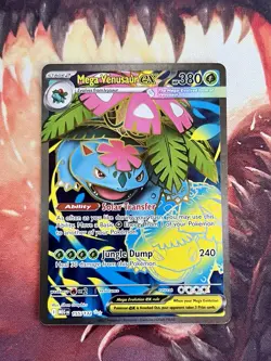 Mega Venusaur EX 155/132 Mega Evolution ENGLISH Pokemon Card NM IN-HAND 🌺 - Image 2