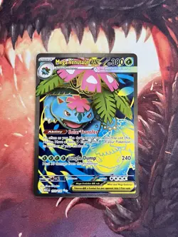 Mega Venusaur EX 155/132 Mega Evolution ENGLISH Pokemon Card NM IN-HAND 🌺 - Image 3