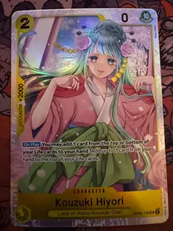 Kouzuki Hiyori OP06-106 Super Rare Wings of the Captain One Piece Near Mint - Image 1
