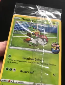 Grookey On The Ball 003/005 Futsal Pokemon Card PROMO UK Exclusive NEW SEALED - Image 3