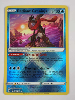 Radiant Greninja 046/189 Astral Radiance Holo Pokemon Card NM - Image 1