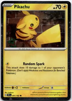 Pikachu - (Cosmo Holo) Promo Miscellaneous Cards & Products 051/162 NM - Image 1