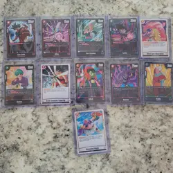 Dragon Ball Fusion World FB-04 Release Event Card Bundle 11 Cards NM - Image 1