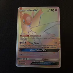 Sm-Unified Minds Latios GX Rainbow Holo Card 243/236 Near Mint Pokemon TCG - Image 1