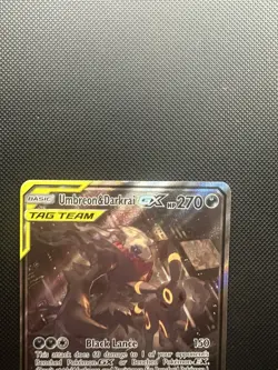 Pokemon TCG Umbreon Darkrai GX SM241 TAG TEAM Black Star Promo Holo Card - Image 3
