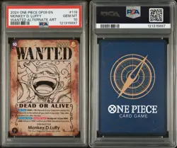 PSA 10 One Piece OP09 Wanted Card Sequential Set - Emperors in the New World ENG - Image 5