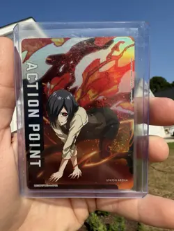 Union Arena Tokyo Ghoul Touka Kirishima Action Point FOIL - Image 1