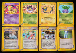 2002 Pokemon Expedition Base Set 8 Card Lot - Image 1