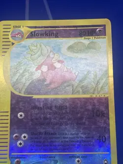 Slowking 34/147 Aquapolis Reverse Holo Rare Pokemon Card WOTC - LP-EX TCG - Image 4