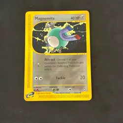 Magnemite 52/147 Aquapolis Uncommon Pokemon Card - Image 1