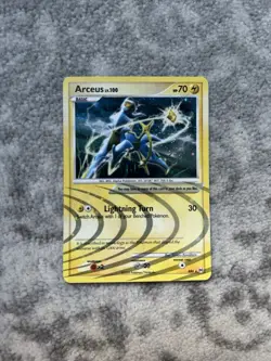 2009 Arceus Lv. 100 AR6 Holo Rare Platinum Arceus Pokemon Card - Image 1