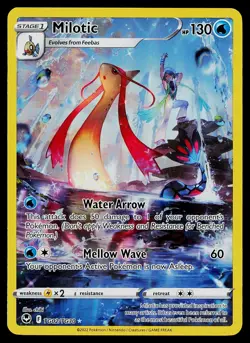 Pokemon Card Milotic TG02/TG30 Silver Tempest Trainer Gallery - Image 1