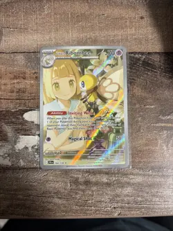 Pokemon TCG Lillie's Ribombee Card Journey Together Illustration, 164/159 - Image 1