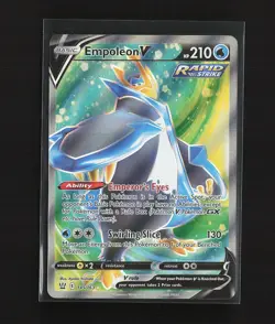 2021 Pokemon Empoleon V 145/163 Battle Styles Sword Shield Full Art Rare Card - Image 1