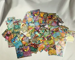 2026 Pokemon TCG 100 Card Lot Double Rares Holo/Foil Excellent-NM/M All Sleeved - Image 1