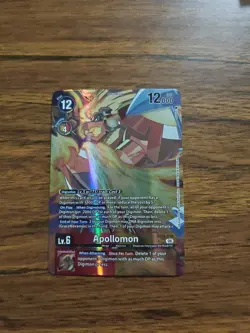 Digimon Card Apollomon BT25-018 Alternate Art SR Dual Revolution - Image 1