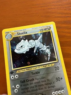 Steelix 15/111 Neo Genesis Holo First Edition Rare Pokemon Card. NEAR MINT 👀 - Image 3