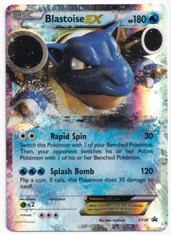 Pokemon TCG Blastoise EX XY30 Black Star Promo Holo English Rare Card 2014 - Image 1