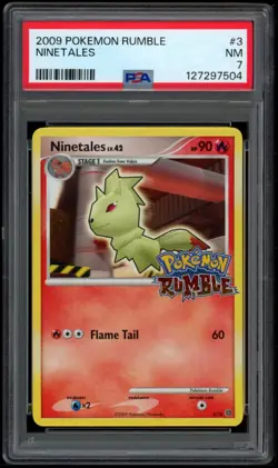 Ninetales 3/16 PSA 7 - POKEMON RUMBLE - POKEMON CARD - Image 1