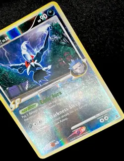 Darkrai G LV.58 3/111 LP-/MP+ Reverse Holo Rare 2009 Thunder Art Pokemon Card! - Image 4