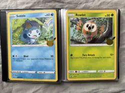 Pokemon 25th Anniversary Jumbo Cards and Binder Missing Jhoto starters 31 Cards - Image 3