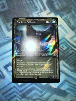 MTG Surge Foil Showcase The Wise Mothman NM- Unplayed UB: Fallout - Image 1
