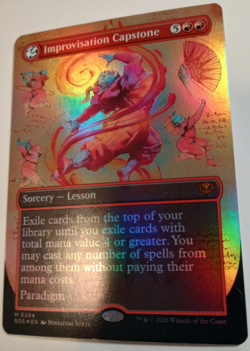 Improvisation Capstone (Borderless) #294 -FOIL- NM Secrets of Strixhaven - Image 2