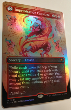 Improvisation Capstone (Borderless) #294 -FOIL- NM Secrets of Strixhaven - Image 3